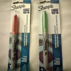 New ~ Sharpie Mystic Gems Fine Point Permanent Markers - Lot of 2